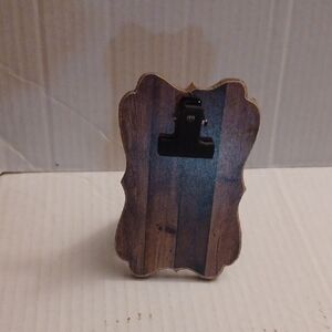 $4 Add-on Rustic Brown Wooden Clip Frame